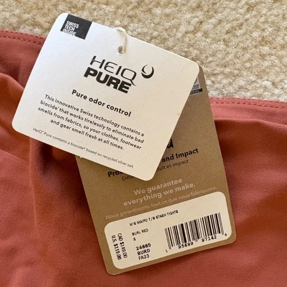 NWT Patagonia Women's Maipo Stash Tights. Size Small. - Picture 6 of 6